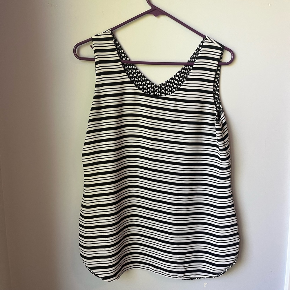 REVERSIBLE STRIPED/SPOTTED TANK